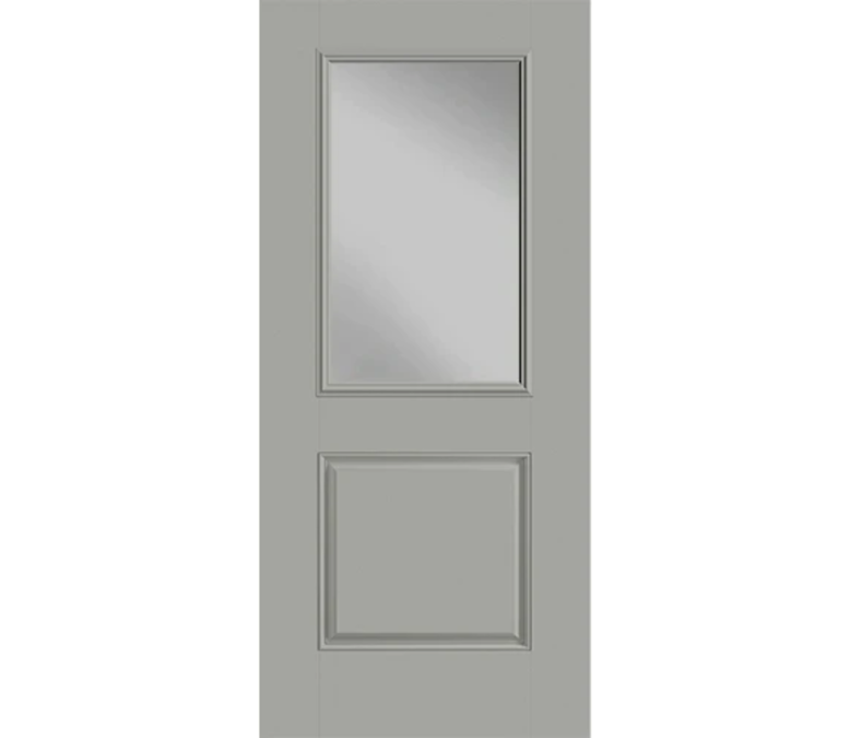 Toledo Half Light 1 Panel Fiberglass Entry Door