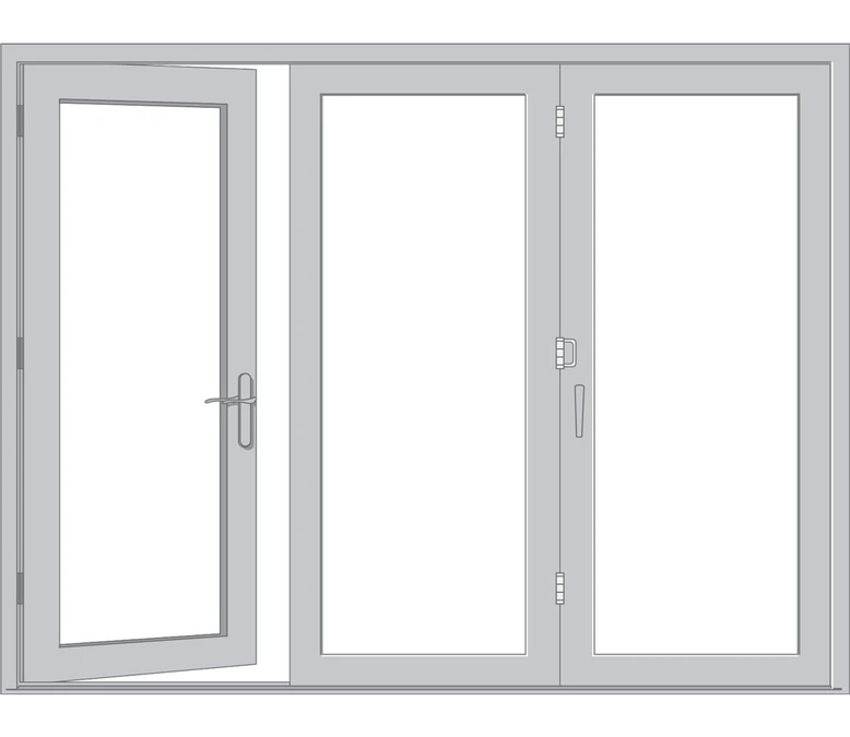 Toledo Pella Architect Reserve Series Contemporary Bifold Patio Door