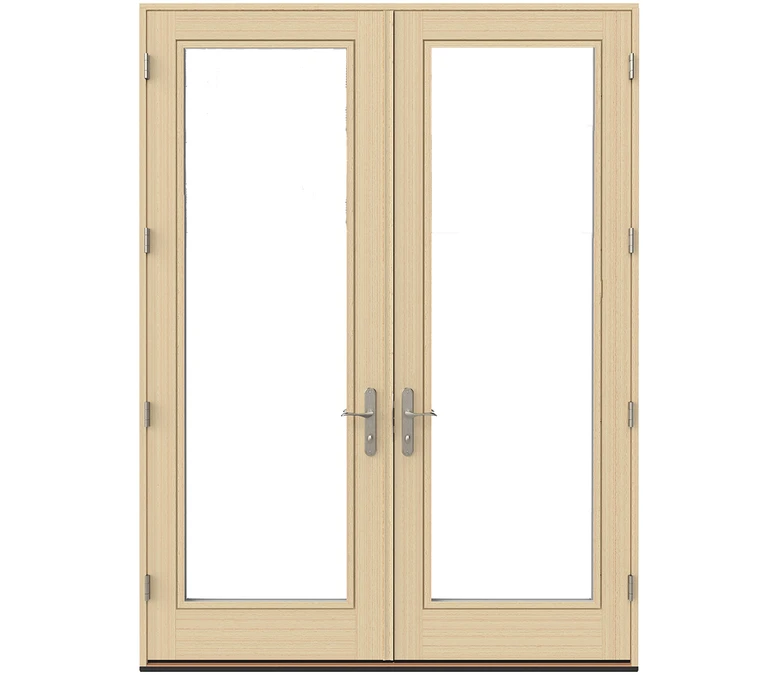 Toledo Pella Lifestyle Series Wood Double Hinged Patio Doors